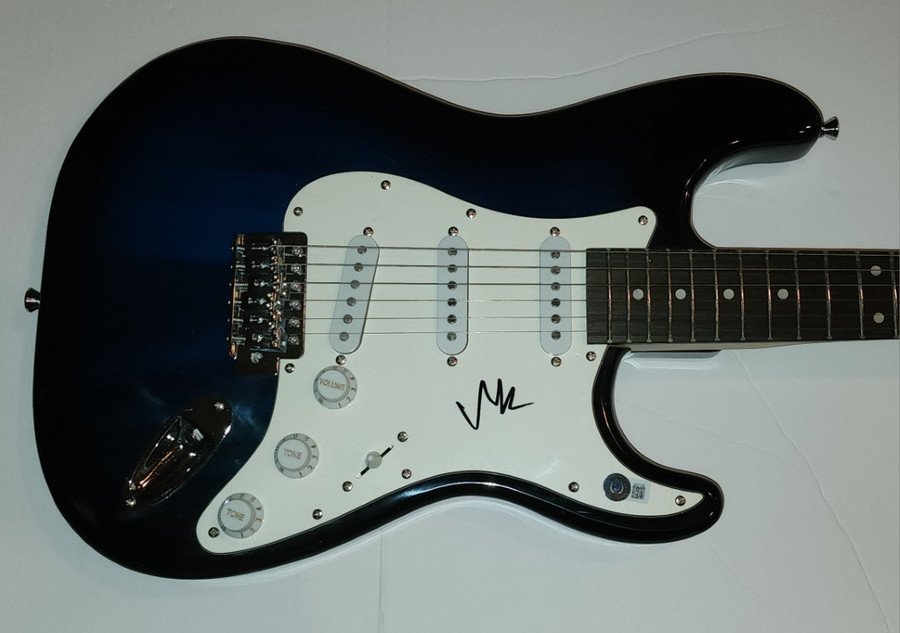 Victoria DeAngelis Signed Autographed Electric Guitar Maneskin BAS